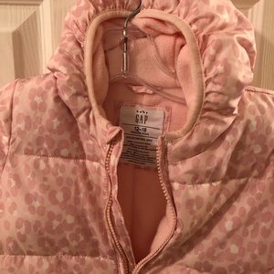 Pink Gap Baby Snowsuit.